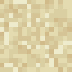 Pixel minecraft style land block background. Concept of game pixelated seamless square beige material background. Vector illustration © iaroslavka