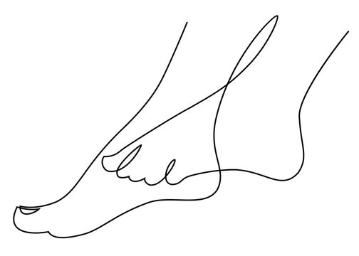 recommend clip art: Silhouettes of female legs. Beautiful lady feet. Graphic image. Vector illustration.
