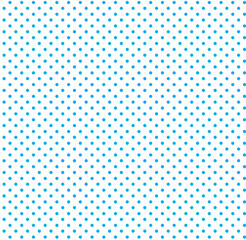 Blue Small Polka Dots, Seamless Background. EPS 10 vector.
