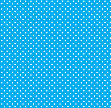 Blue Small Polka Dots, Seamless Background. EPS 10 vector.