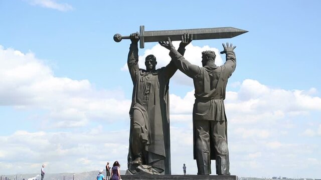 monument to the Rear-front in Magnitogorsk