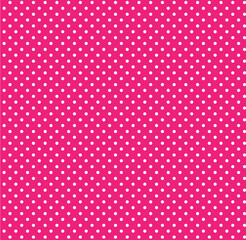 Small Polka Pink Dots, Seamless Background. EPS 10 vector.