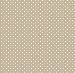 Brown Small Polka Dots, Seamless Background. EPS 10 vector.