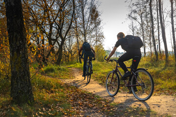 Obraz premium cycling in the park