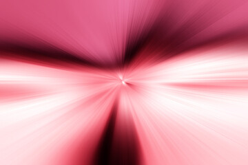 Abstract surface blur radial zoom in dark pink and white colors. Abstract pink background with radial, diverging, converging lines. 
