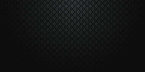 Dark black Geometric grid mosaic background Modern dark abstract vector texture