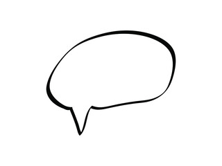 Blank empty white vector speech bubble Dialog sign chat symbol