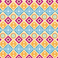 seamless geometry with ornamental ethnic background
