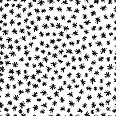 Abstract scribble doodle stars background vector illustration