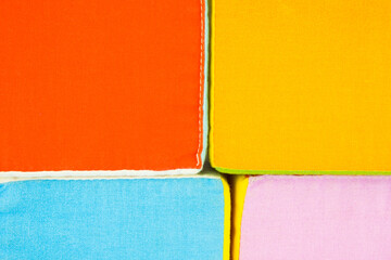 Fototapeta premium children's soft colorful cubes, children's holidays, toys, educational games.