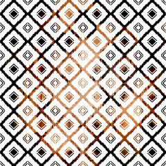 Geometric Boho Style Tribal pattern with distressed texture and effect
