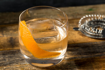 Boozy Moonshine Old Fashioned Cocktail