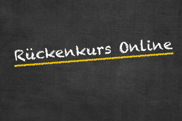 Obraz premium Onlinekurs Rückenfit 