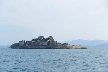 Abandoned Battleship island in Japan