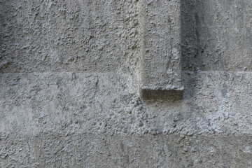 Concrete wall in grey at oudoor