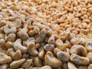 Cashew. Nuts.  Nuts shop.  Raw cashew.
