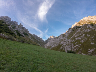 The River Duje valley near Sotres, Picos de Europa, Asturias, Spain.