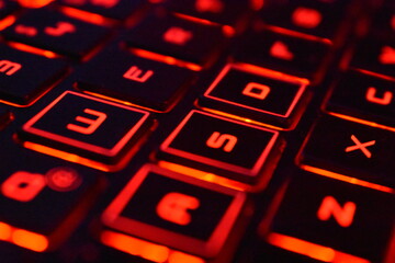 Teclado Gaming Rojo Zoom