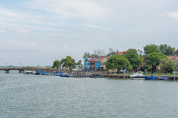 Obraz premium discovery of the city of Venice, Burano and its small canals and romantic alleys