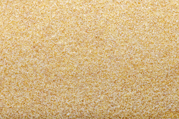 Uncooked bulgur background. Food background.