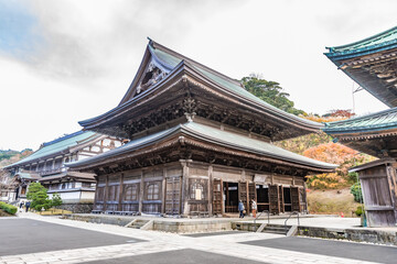 Naklejka premium 鎌倉 建長寺 仏殿（重要文化財） 日本