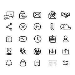 icon of various buttons in making Web application