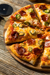 Homemade Spicy Jalapeno Pepperoni PIzza