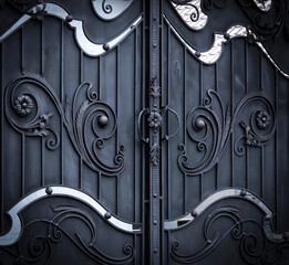 big large metal gates