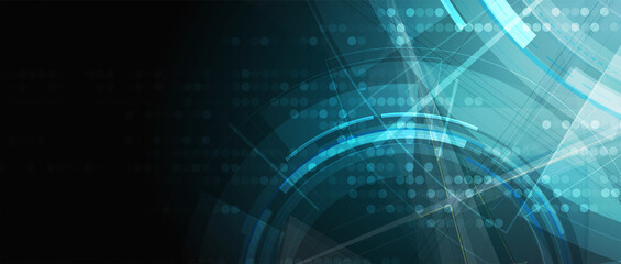 Technology data background, idea of global business solution