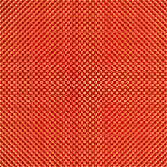 Obraz premium 3d rendered yellow squares with red dots symmetrical shiny pattern
