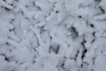texture of snow