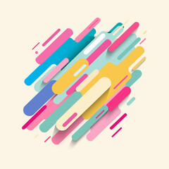 Abstract modern shapes background.