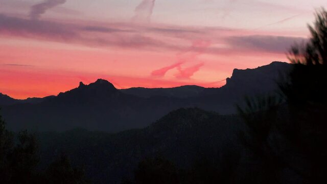 Sunrise Mountains Sierra de Cazorla