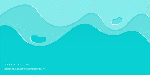 Abstract paper cut slime background.