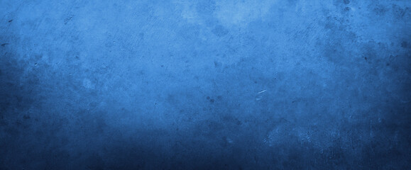 Naklejka premium Blue textured concrete background