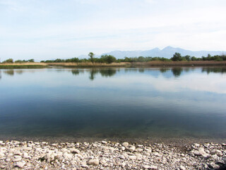 lake and sky