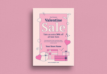 Valentine Sale Event Flyer