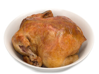 Roast Chicken in a plate
