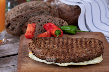 butter and bread for breakfast , ready to eat