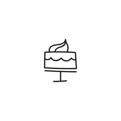 logo for online shop, Bakery. Contemporary modern trendy vector logo. Highlight cover background. Beauty icon.