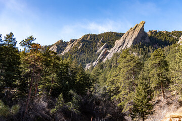 The Flatirons, Chautauqua Park, Boulder, Colorado