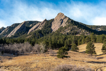 The Flatirons, Chautauqua Park, Boulder, Colorado
