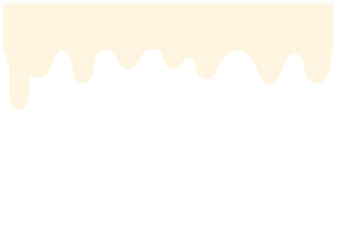 Obraz premium 33_February_Valentine_flame_White chocolate that has melted a little_flat