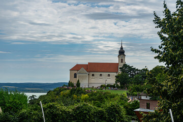 Tihany Monastery  Hungary. Tihany peninsula. Travel Europe