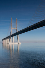 The  new bridge in Lisbon, bridge Vasco da Gama