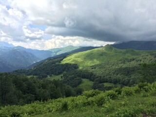 landscape with clouds