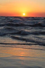 Obraz premium sunset on the beach