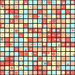 Abstract Geometric Pattern generative computational art illustration