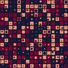 Abstract Geometric Pattern generative computational art illustration