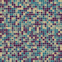 Abstract Geometric Pattern generative computational art illustration